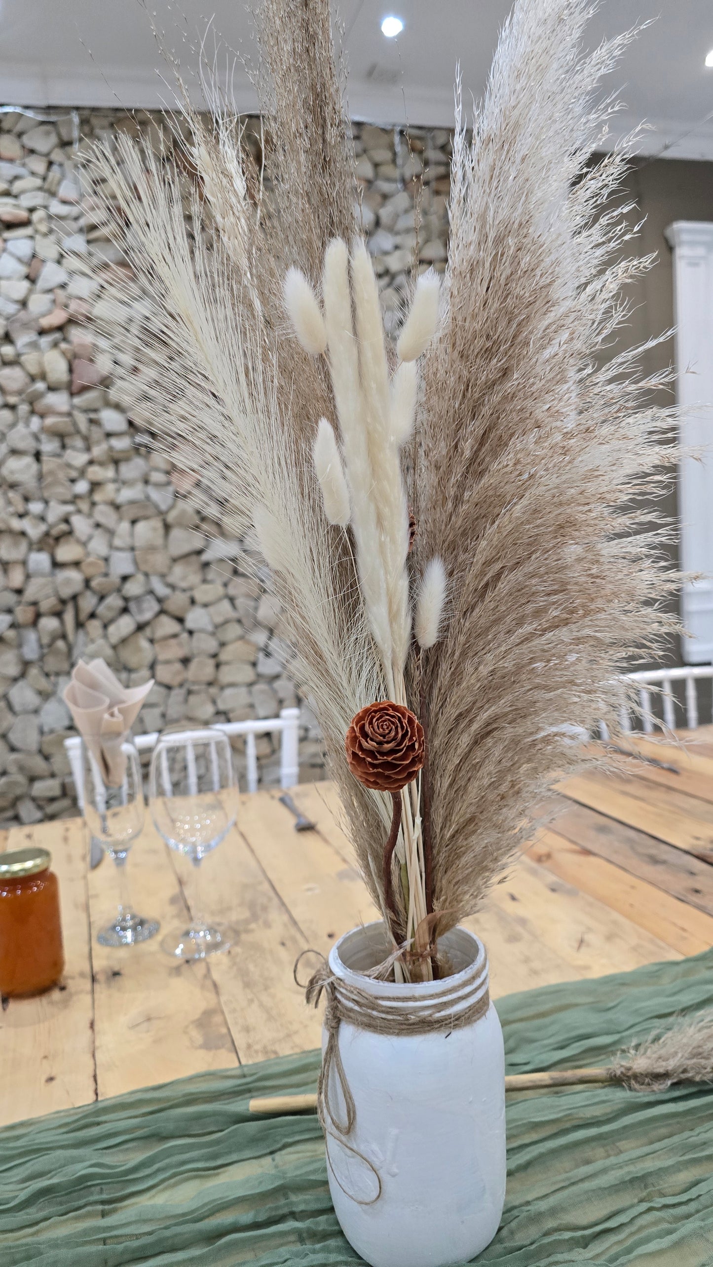 Pampas grass dry