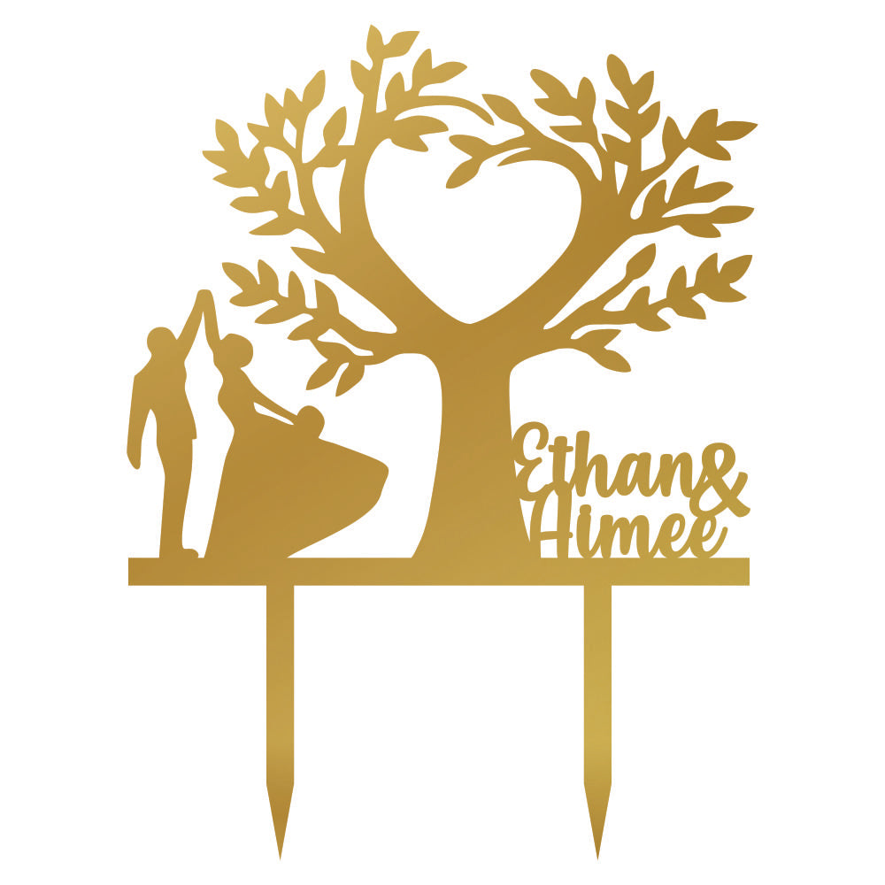 Cake Topper - Wedding Tree