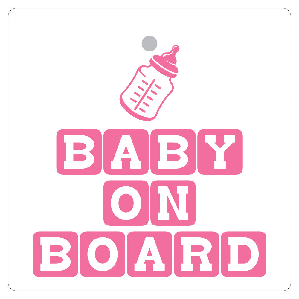 Baby On Board Sign Plastic (Bottle)