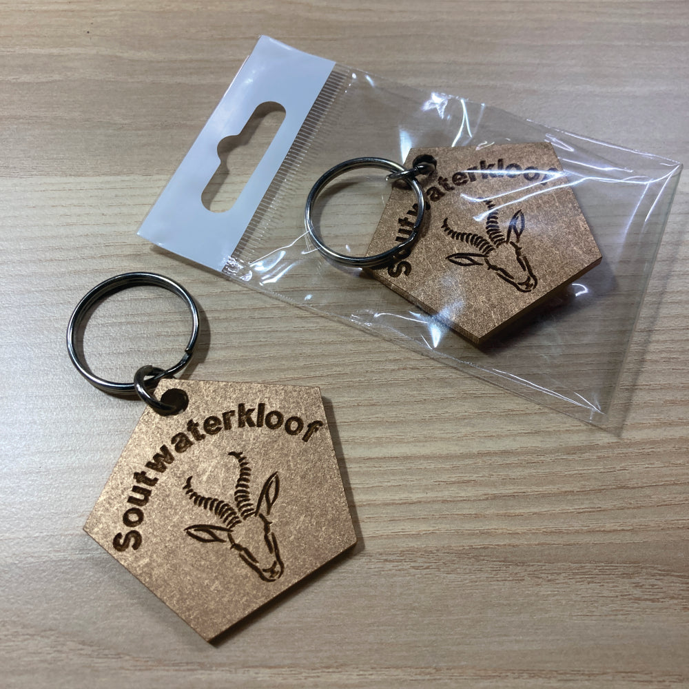 Keyring Custom Wood Plain (Basic)
