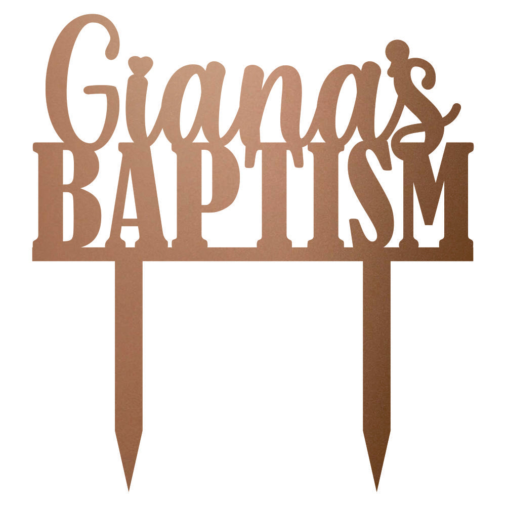 Cake Topper - Baptism