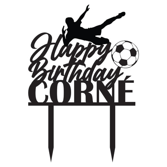 Cake Topper - Soccer Theme