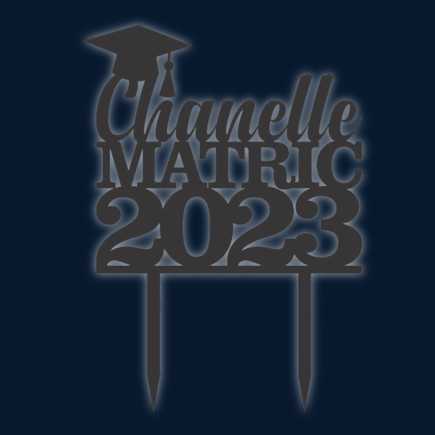 Cake Topper - Matric (Name&Year)