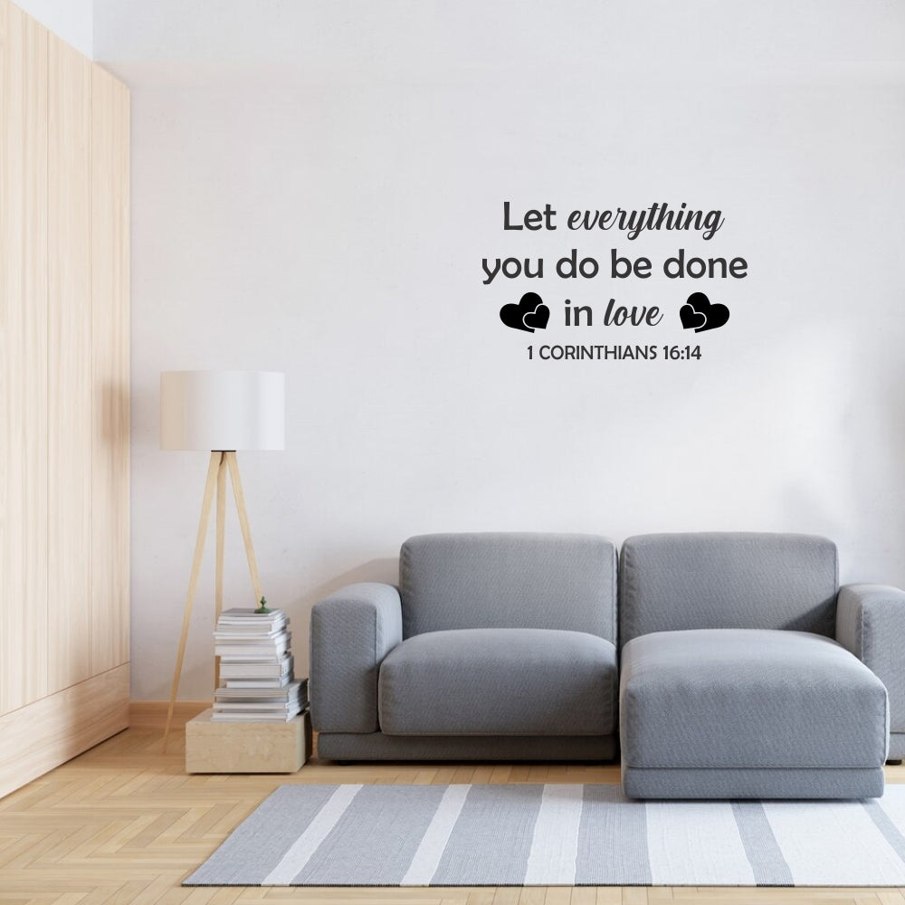 Wall Art Vinyl - 1 Corinthians