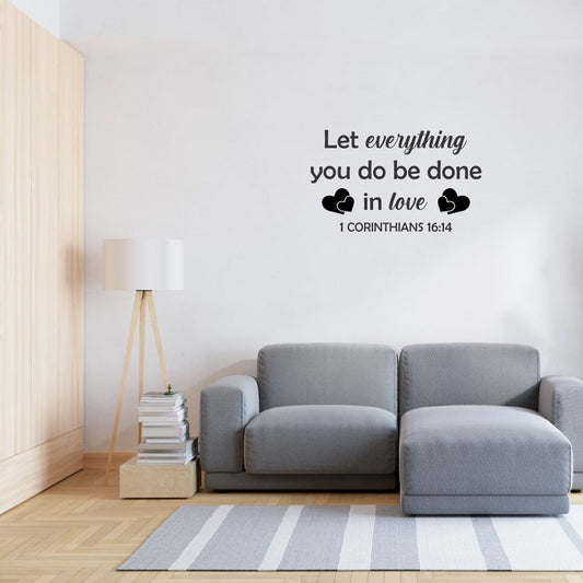 Wall Art Vinyl - 1 Corinthians