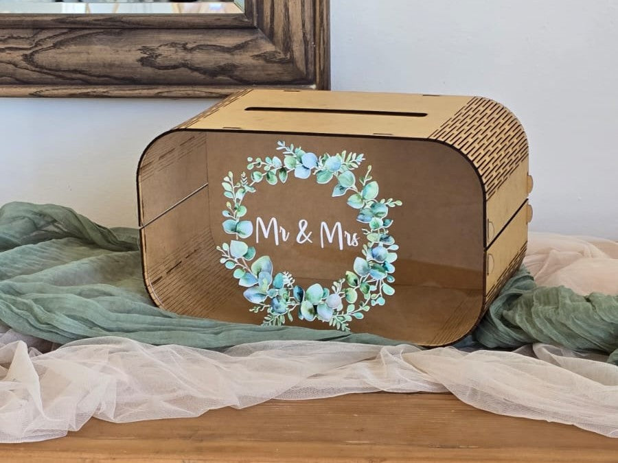 Favours Box Perspex front (Envelope Box)
