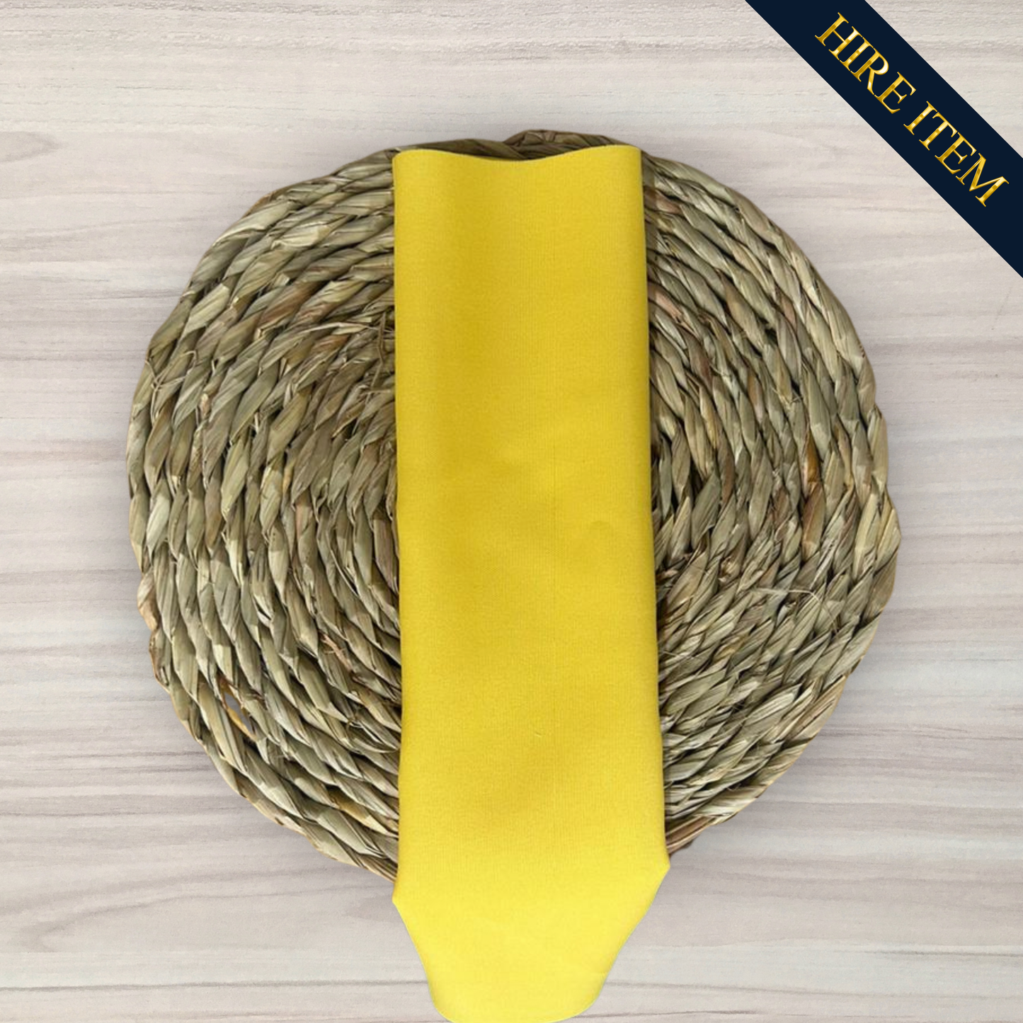 Colourful cloth serviettes (hire only)