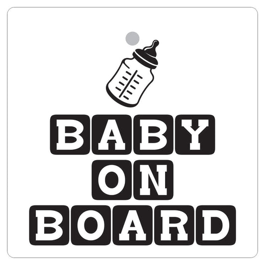 Baby On Board Sign Plastic (Bottle)