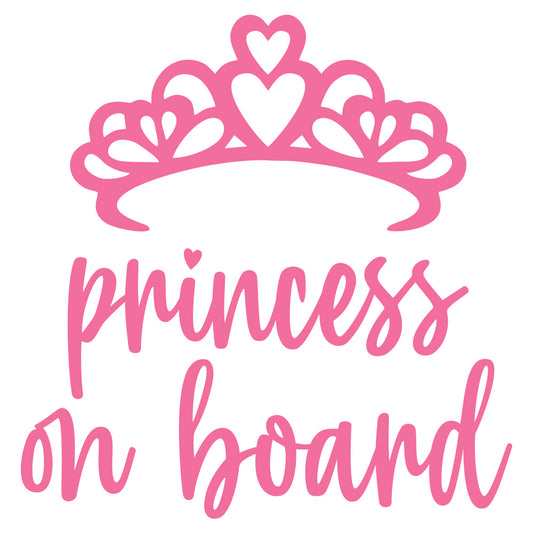 Baby On Board Sticker (Princess)