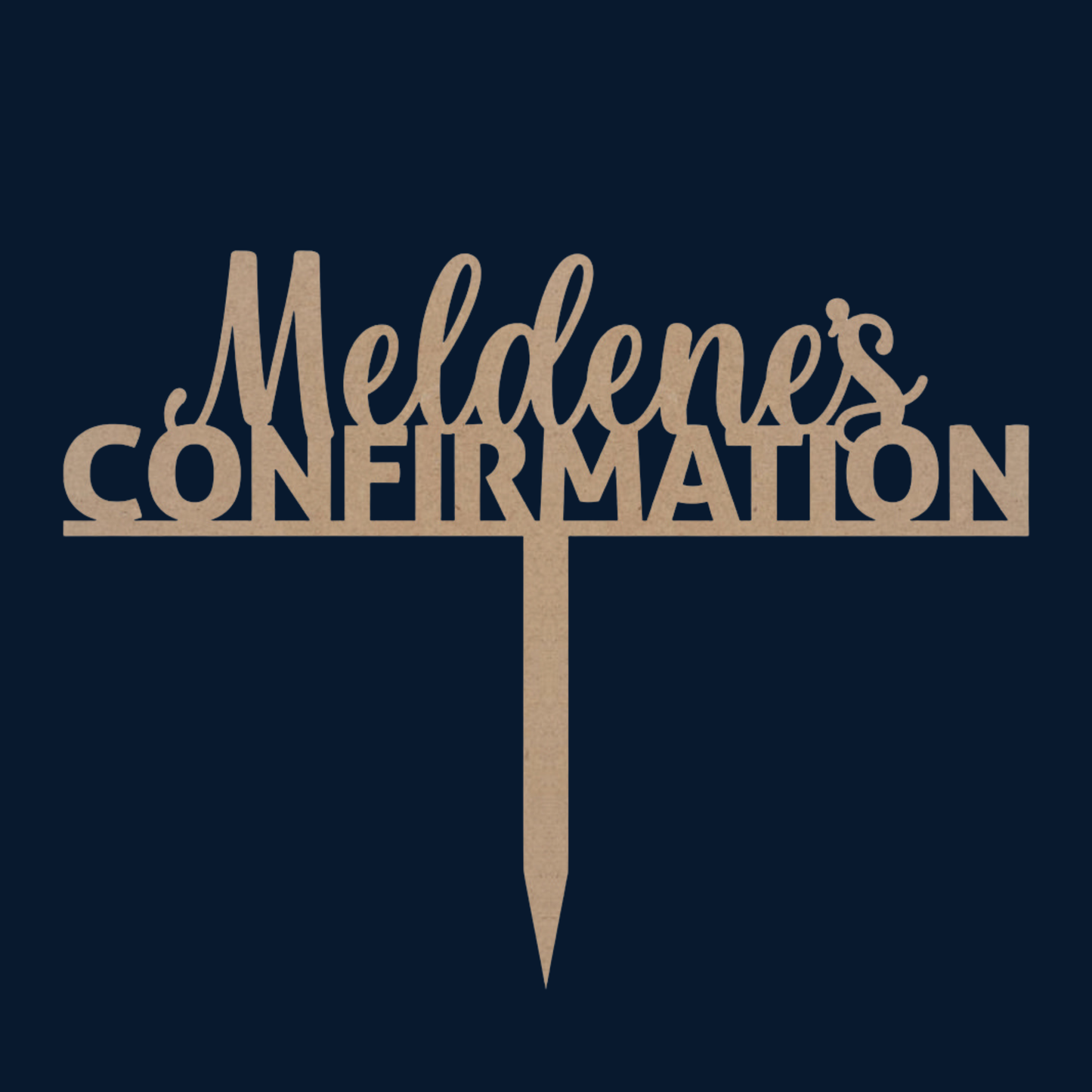 Cake Topper - Confirmation