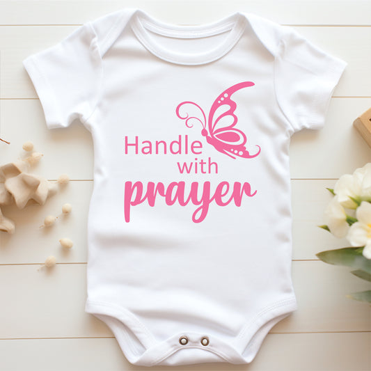 Babygrow - Handle With Prayer (Butterfly)