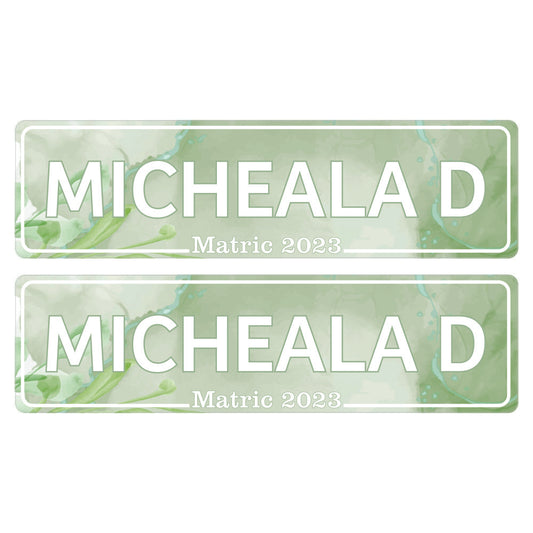 Number Plates (Greenery)