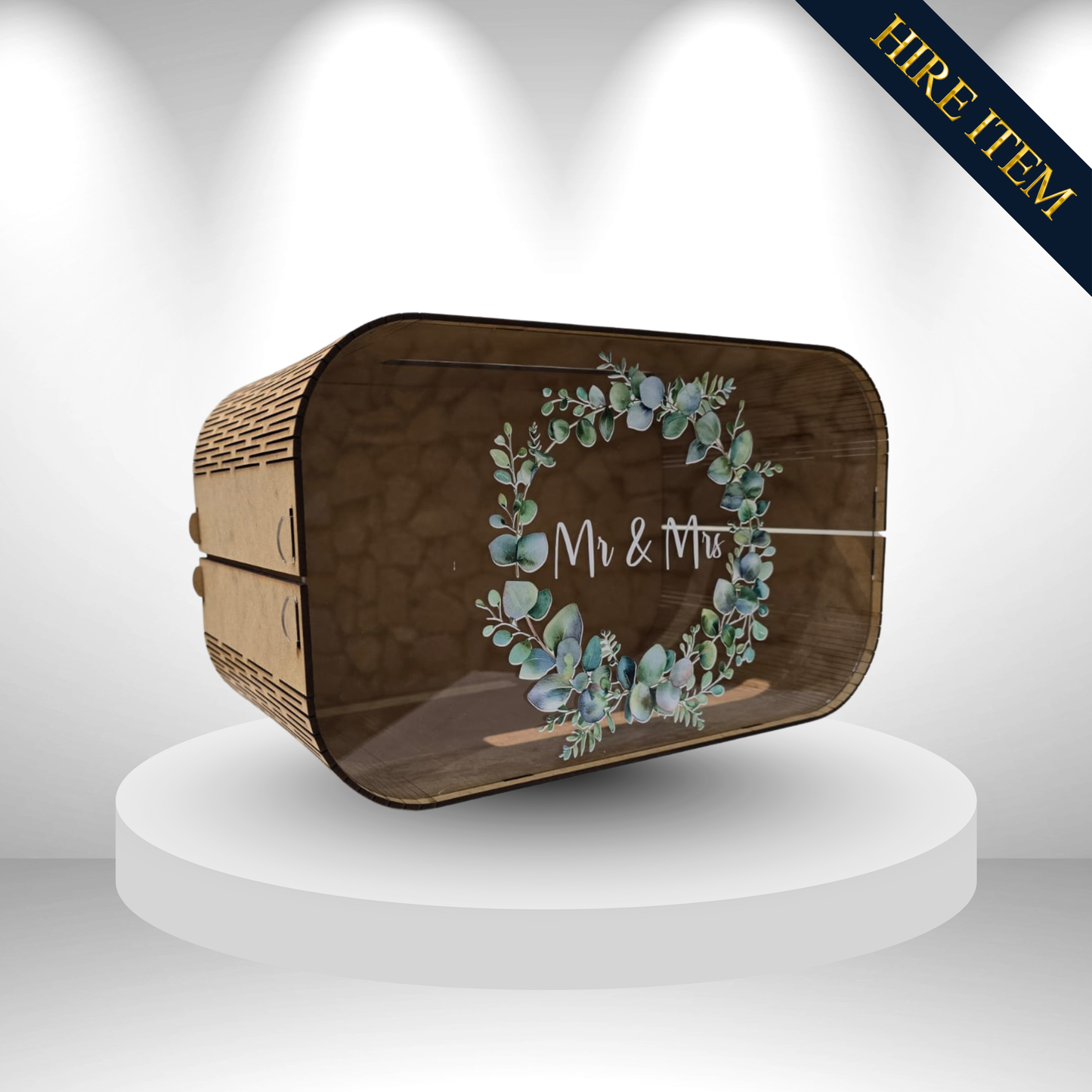 Favours Box Perspex front (Envelope Box)