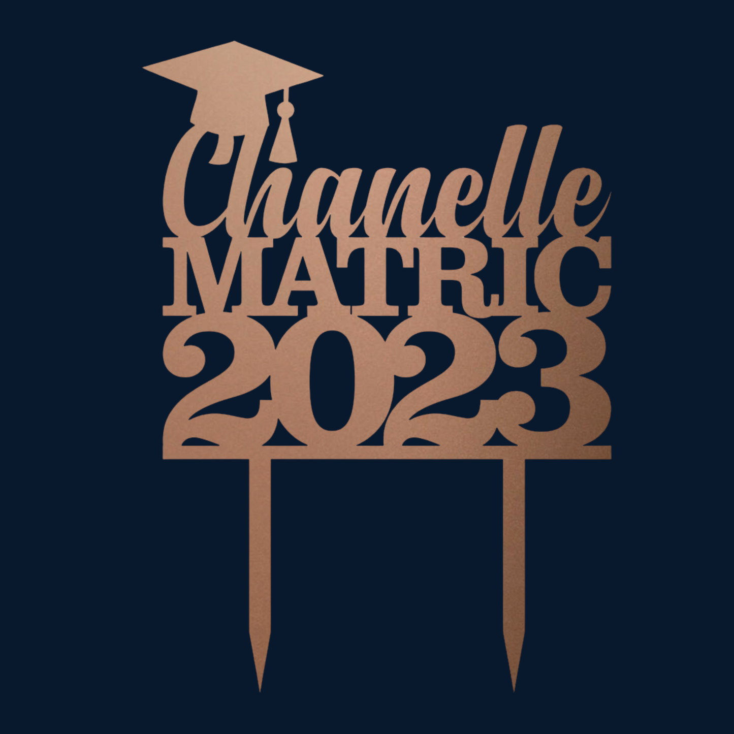 Cake Topper - Matric (Name&Year)