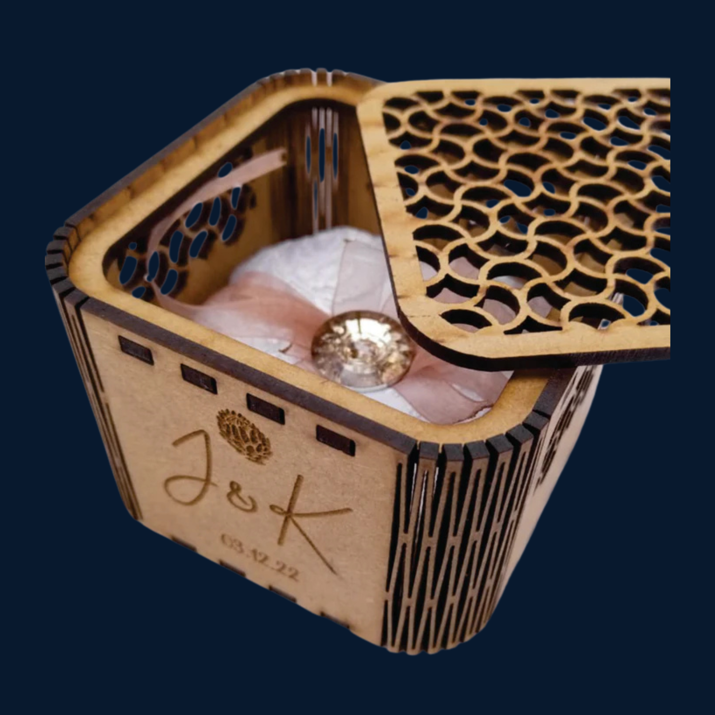 Wooden gift box