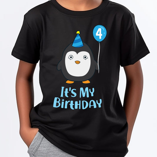 T-shirt - Penguin birthday