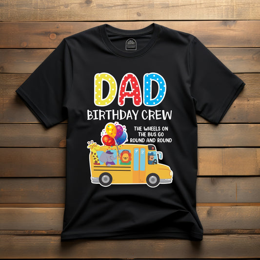 T-shirt Wheels On The Bus DAD