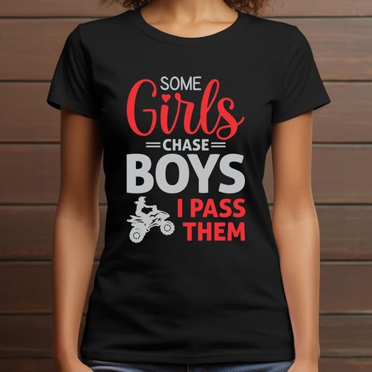 T-shirt - biker girl pass boys