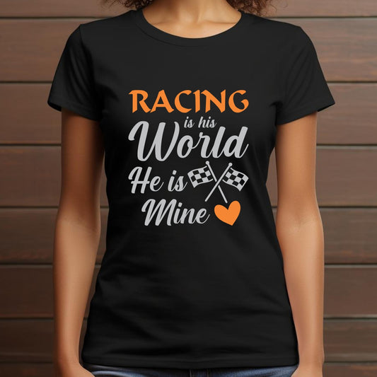 T-shirt - Racing is his world