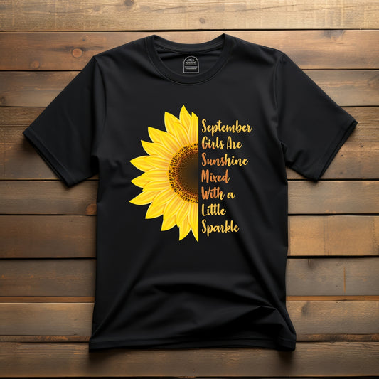 T-shirt Sunflower September Girls