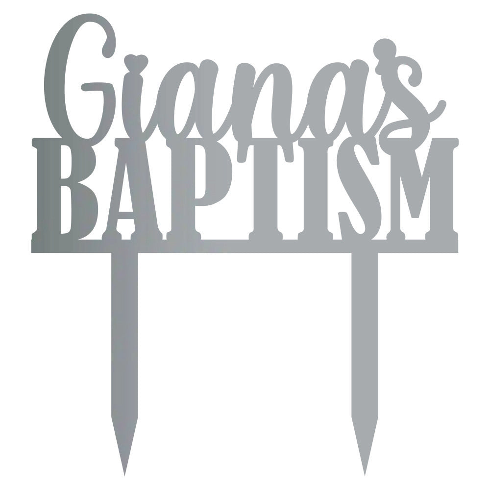 Cake Topper - Baptism