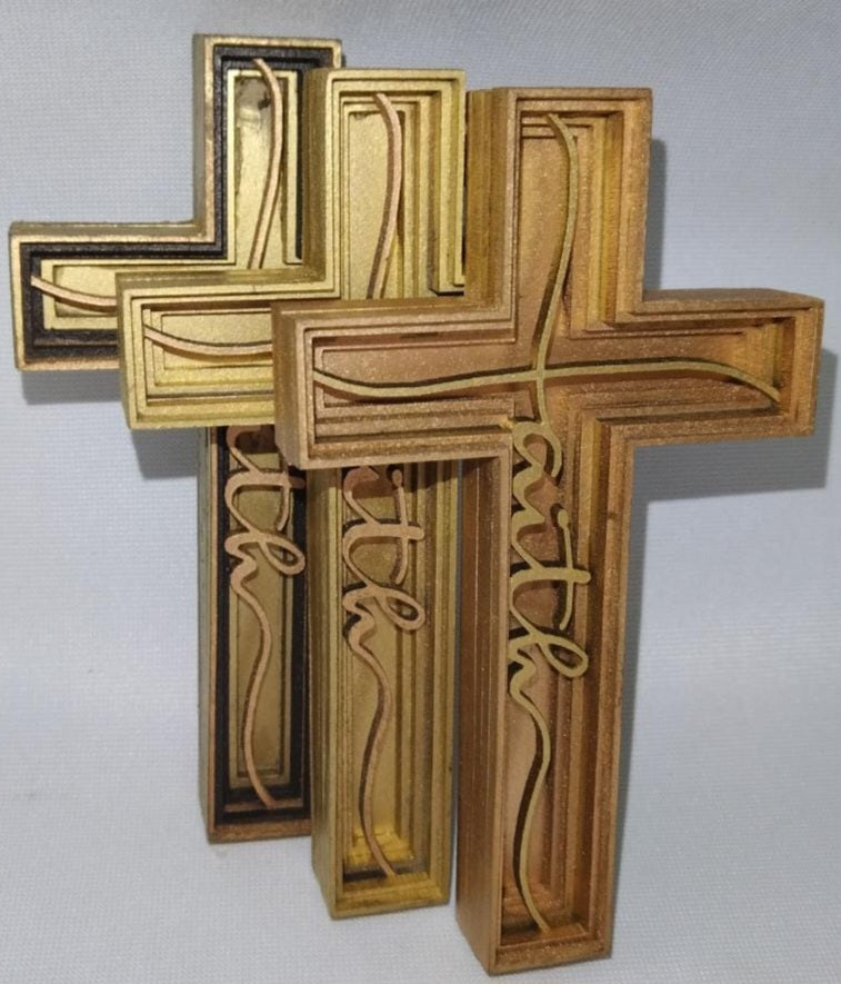 Wooden Faith cross