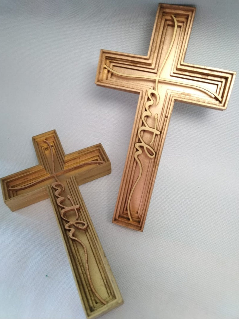 Wooden Faith cross