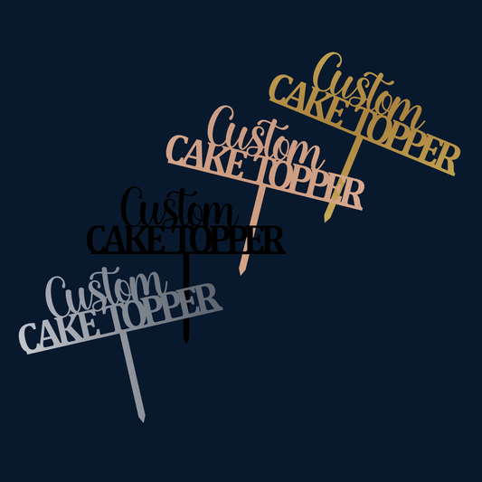 Custom cake topper