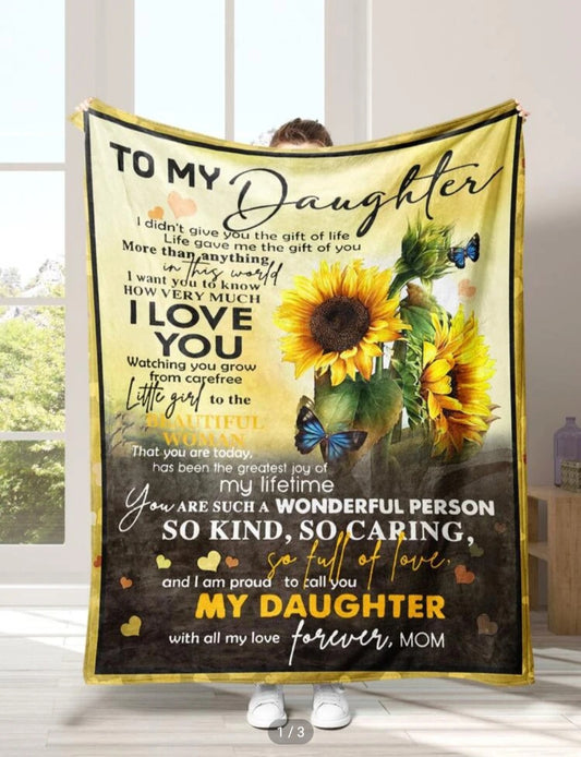 Sunflower daughter from mom