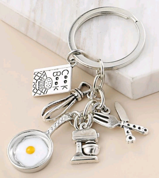 Keyring kitchen utensils