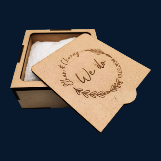 Ringbox - Wooden Slide Lid