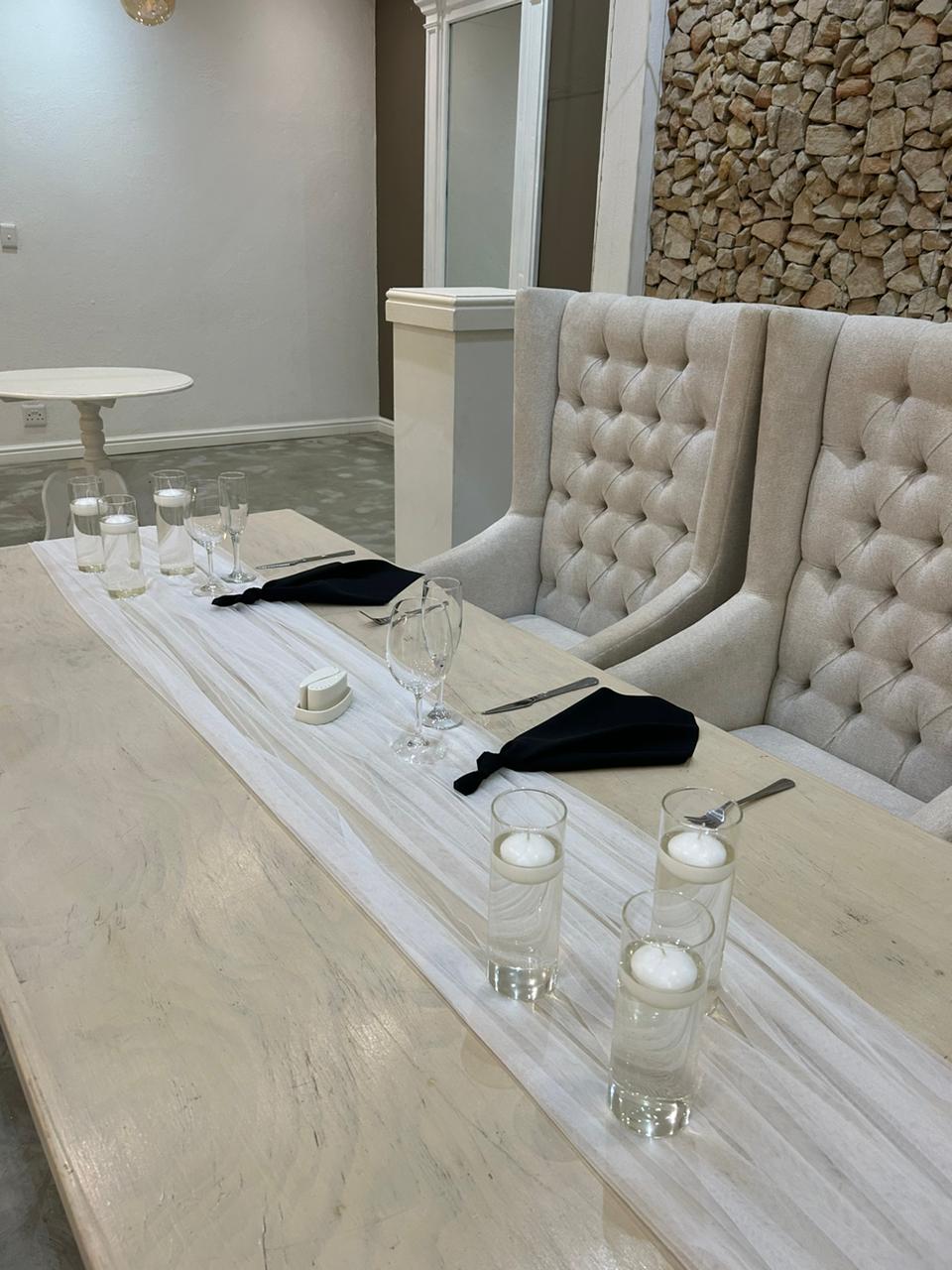Floating candle vases (hire only)