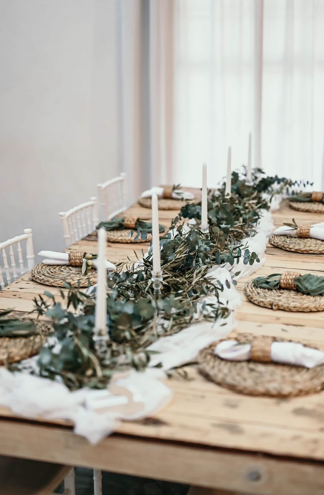 Grass woven placemats (hire only)